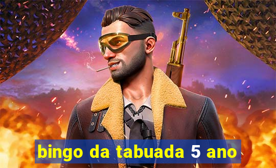 bingo da tabuada 5 ano